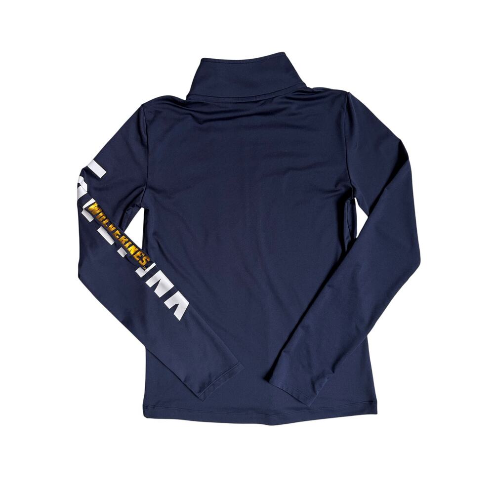 Pink by Victoria's Secret x Michigan 1/2 Zip Long-Sleeve Pullover (Navy) - M - Picture 3 of 8
